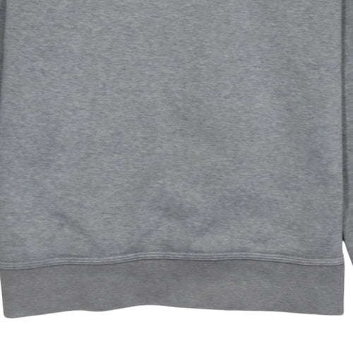 Nike Men's Grey Crew Neck Pullover Sweatshirt Size S Regular Fit