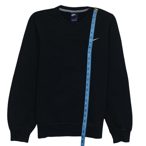 Nike Men's Black Small Pullover Crew Neck Fleece Sweatshirt