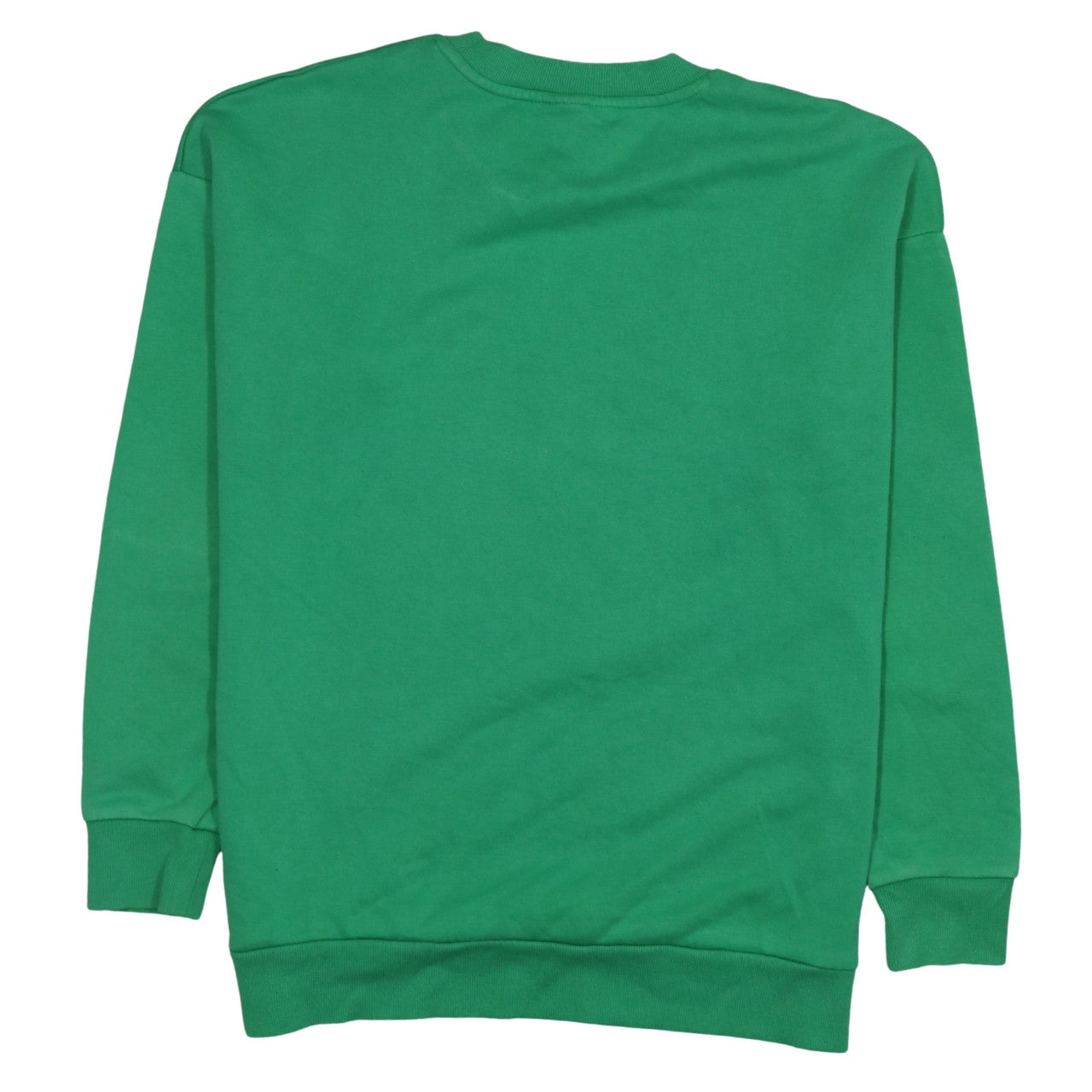 Disney Mickey Mouse Green Sweatshirt Womens M 12-14 Wellness Club