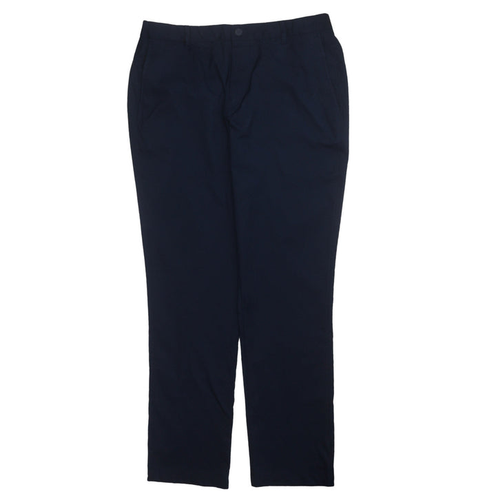 Puma Men's Blue Chino Trousers 36x32 Straight Fit Cotton Blend