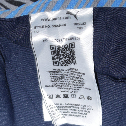 Puma Men's Blue Chino Trousers 36x32 Straight Fit Cotton Blend