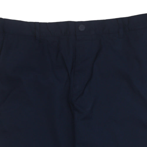 Puma Men's Blue Chino Trousers 36x32 Straight Fit Cotton Blend