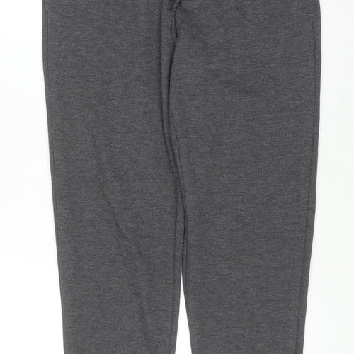 ZARA Men’s Grey Jogger Trousers Size S Elastic Waist Casual