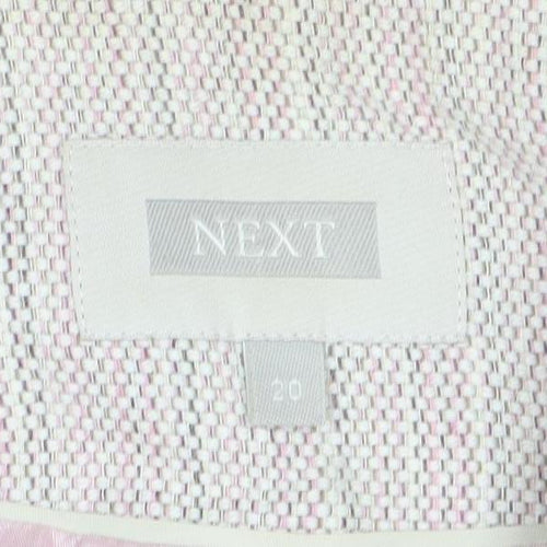 Next Women's Beige Wool Blend Blazer Jacket Size 20