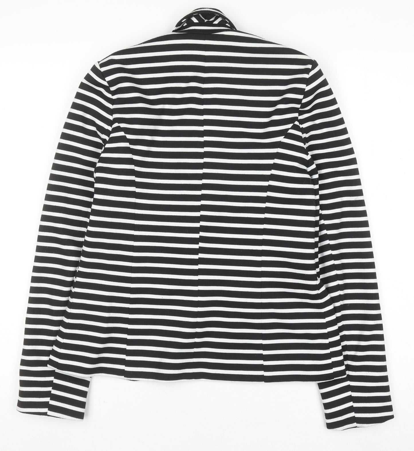 Atmosphere Women’s Black White Striped Blazer Size 10