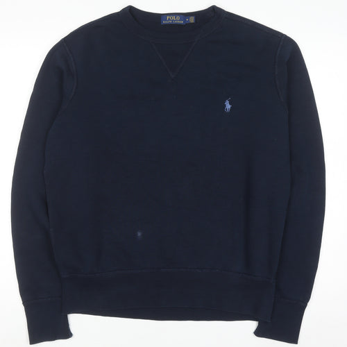 Ralph Lauren Men's Blue Crew Neck Pullover Sweatshirt M