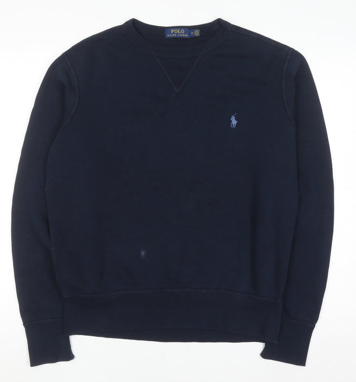 Ralph Lauren Men's Blue Crew Neck Pullover Sweatshirt M