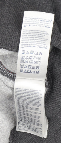 Tommy Hilfiger Denim Mens Grey Logo Crew Neck Sweatshirt Size M