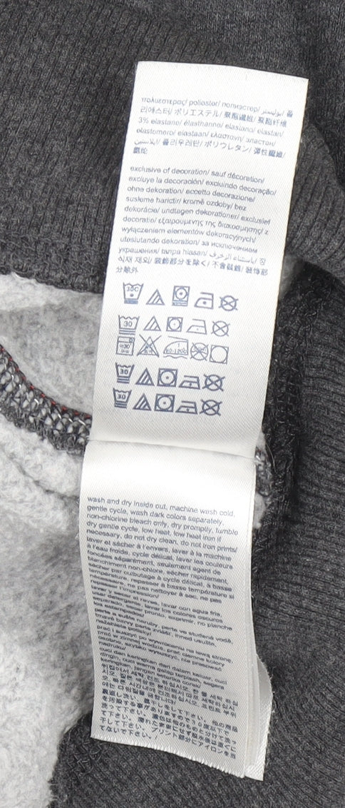 Tommy Hilfiger Denim Mens Grey Logo Crew Neck Sweatshirt Size M