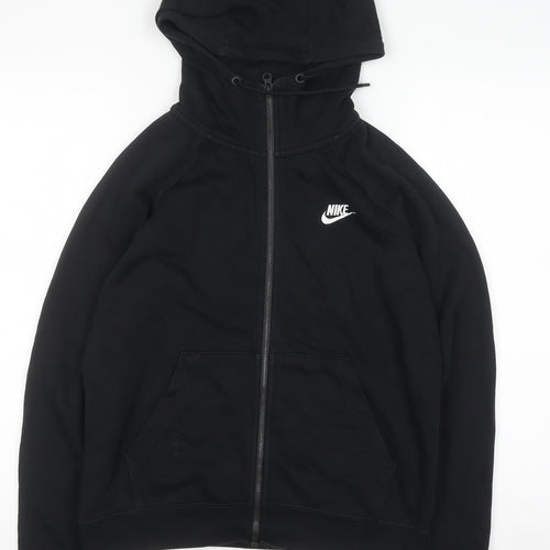 Nike Men's Black Small Full Zip Hoodie Fleece Sweatshirt