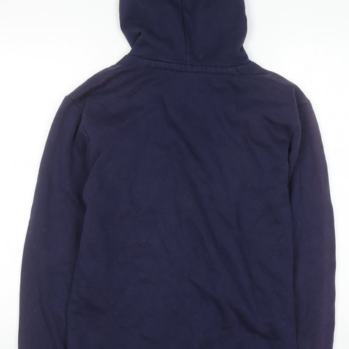 Puma Men's Blue Pullover Hoodie Size M Graphic Sports Fleece