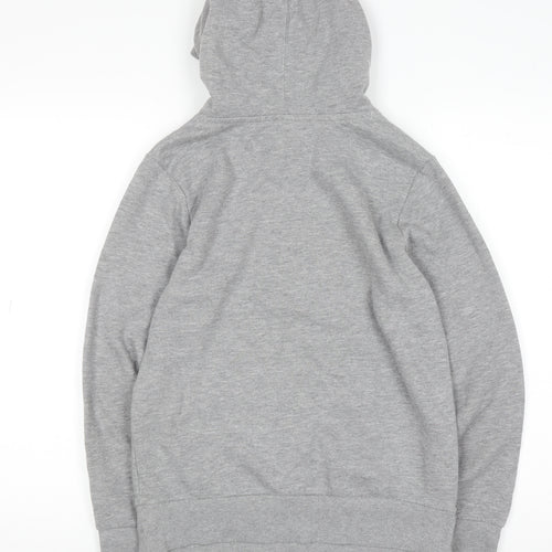 Converse Boys Grey Pullover Hoodie 12-13 Years Cotton Blend Fleece