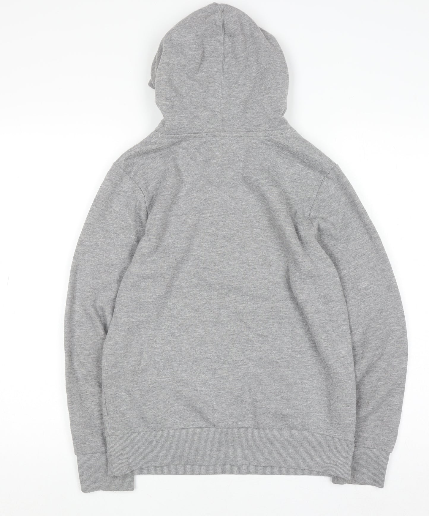Converse Boys Grey Pullover Hoodie 12-13 Years Cotton Blend Fleece