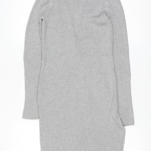 Banana Republic Women’s Grey V-Neck Longline Cardigan XS