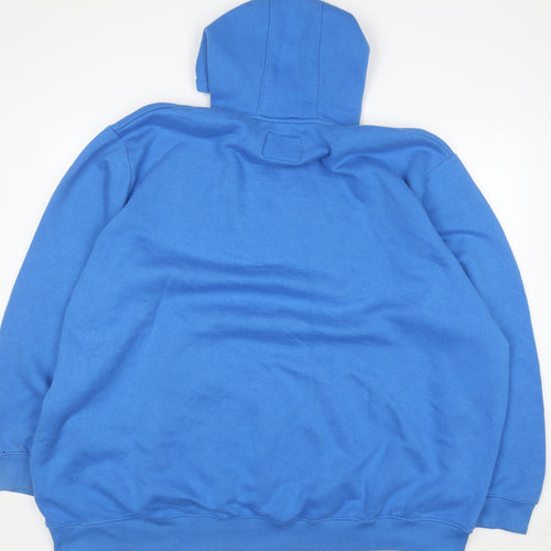 BadRhino Mens Blue 5XL Pullover Hoodie Graphic Print Fleece
