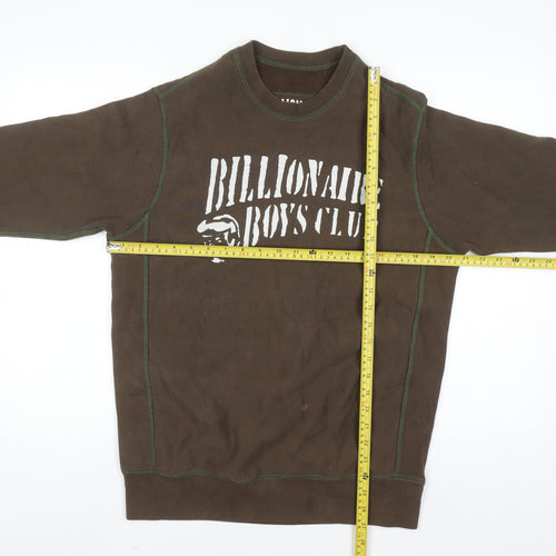 Billionaire Boys Club Mens Brown Medium Pullover Sweatshirt Logo Graphic