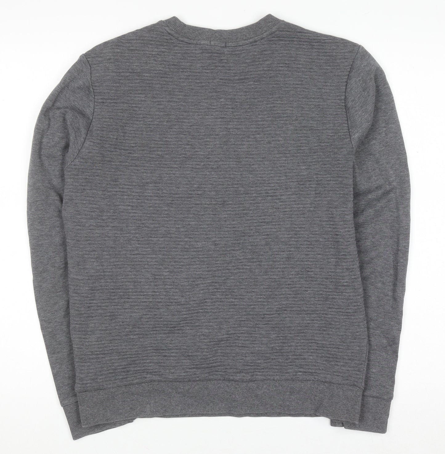 Hugo Boss Men's Grey Slim Fit Crew Neck Sweatshirt Size M