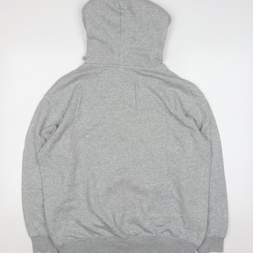Nike Men's Grey Pullover Hoodie Small Fleece Regular Fit
