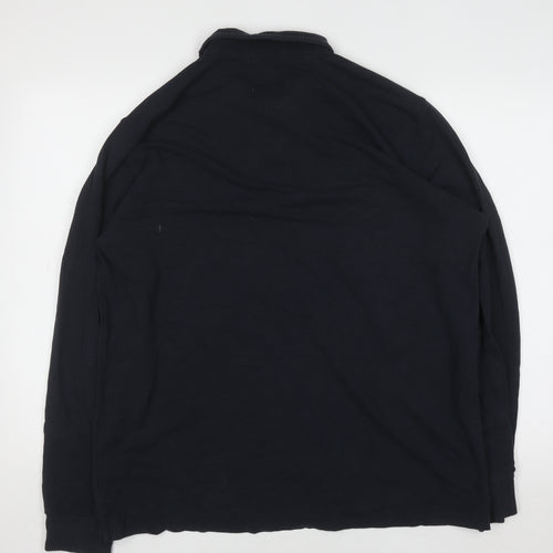 BAM Men's Black XL Long Sleeve Collared Casual Shirt