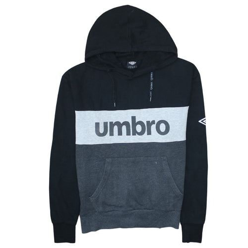 Umbro Men's Black XL Pullover Hoodie with Logo Design