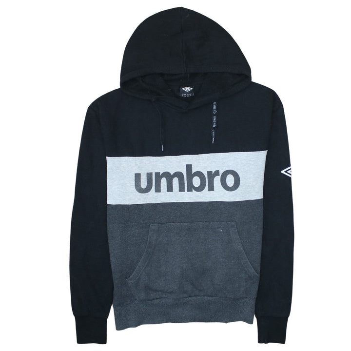 Umbro Men's Black XL Pullover Hoodie with Logo Design
