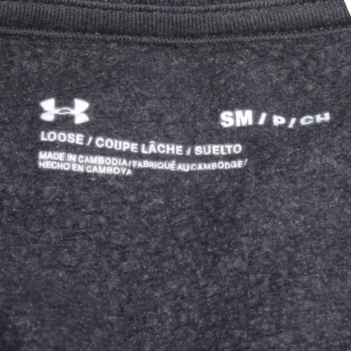 Under Armour Men's Black Small Pullover Fleece Sweatshirt