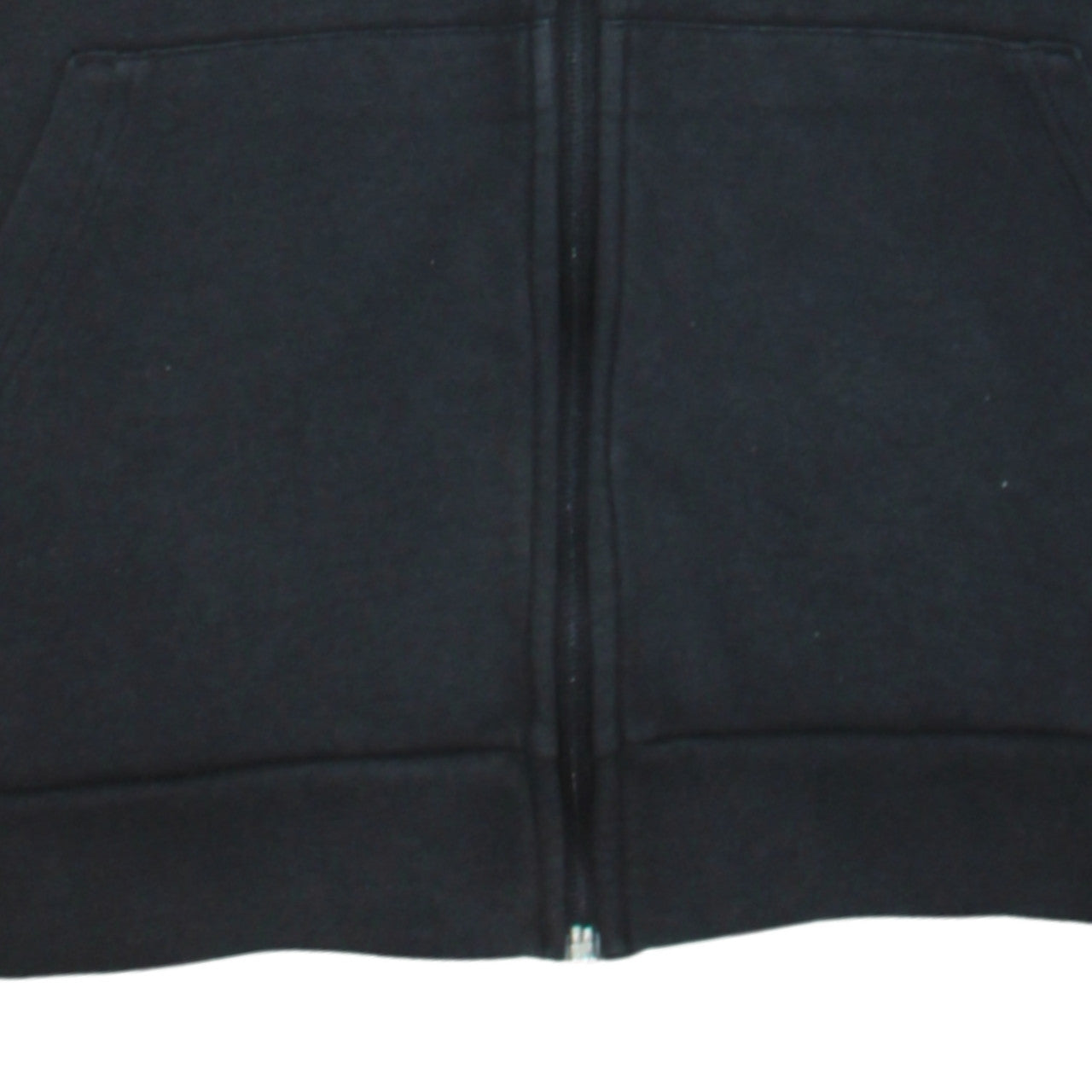 Adidas Men's Black Full Zip Hoodie L Sportswear Cotton Fleece