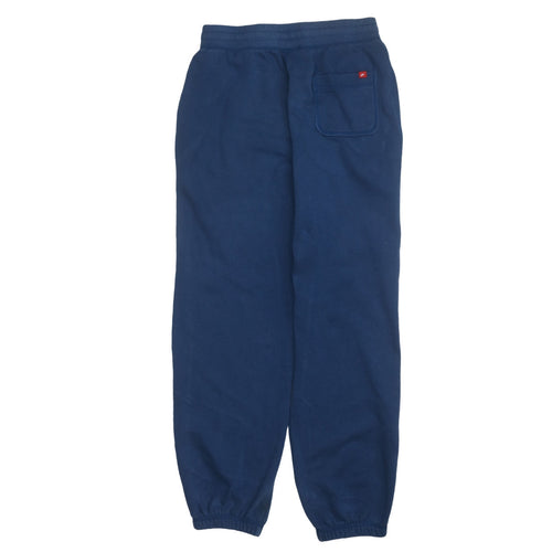 Nike Men Blue Regular Fit Jogger Sweatpants M Cotton Blend Tapered