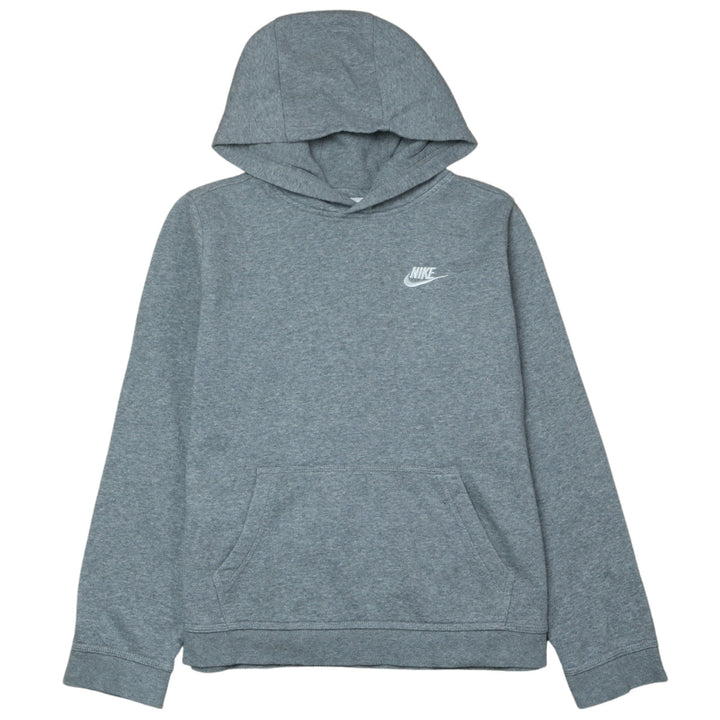 Nike Boys Grey Pullover Hoodie XL 15-16 Years Soft Fleece Lined Sweatshirt