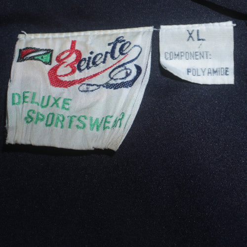 Beierte Mens Blue 90s Windbreaker Jacket XL Retro Sportswear
