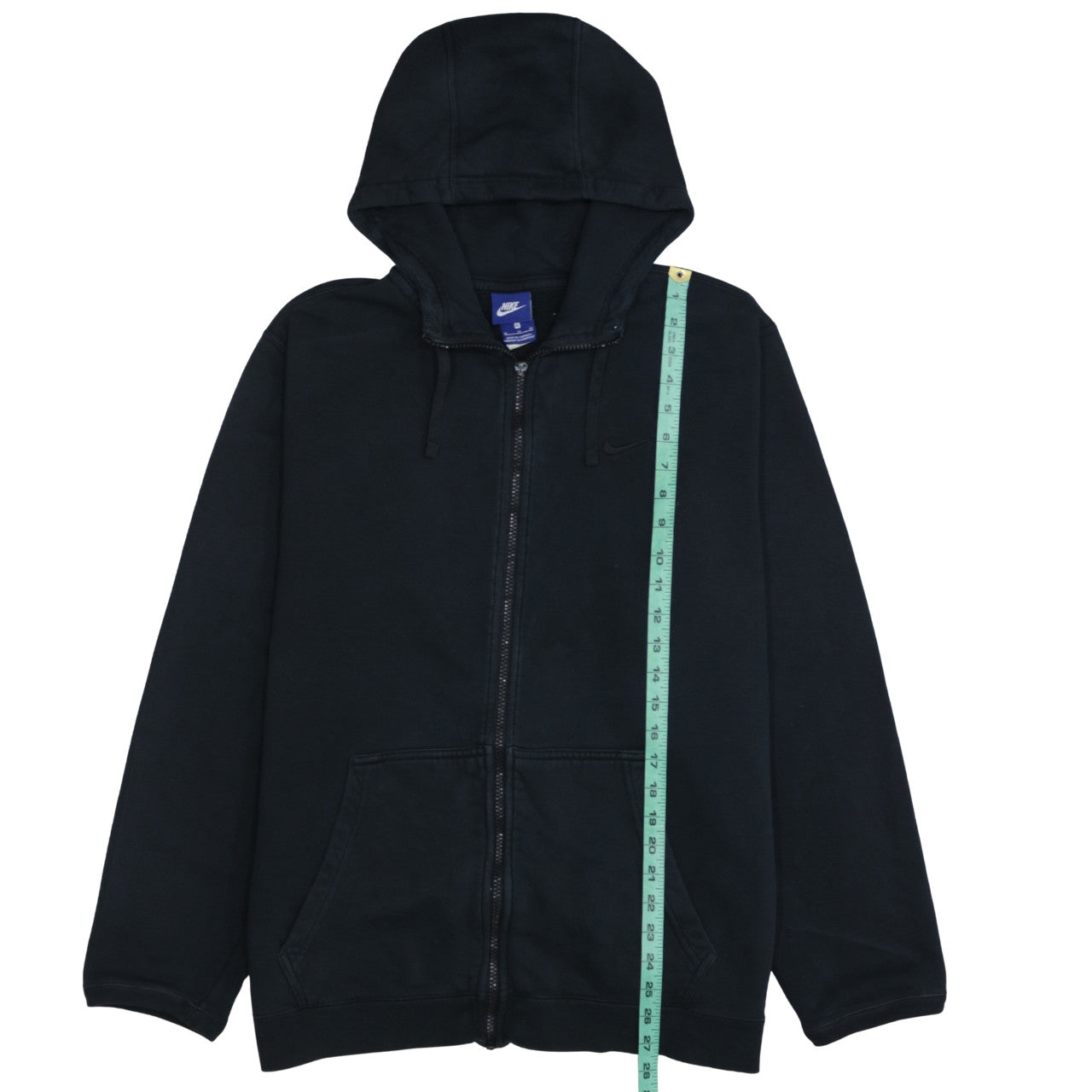 Nike Men's Black XL Full Zip Hoodie Fleece Sweatshirt