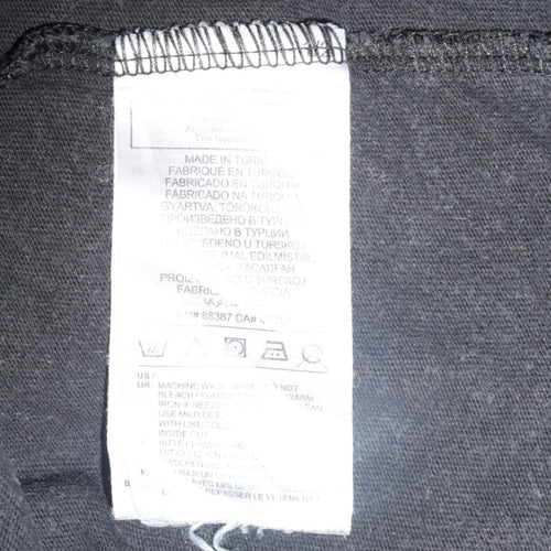 Adidas Men's Black Small Trefoil Logo Sports T-Shirt