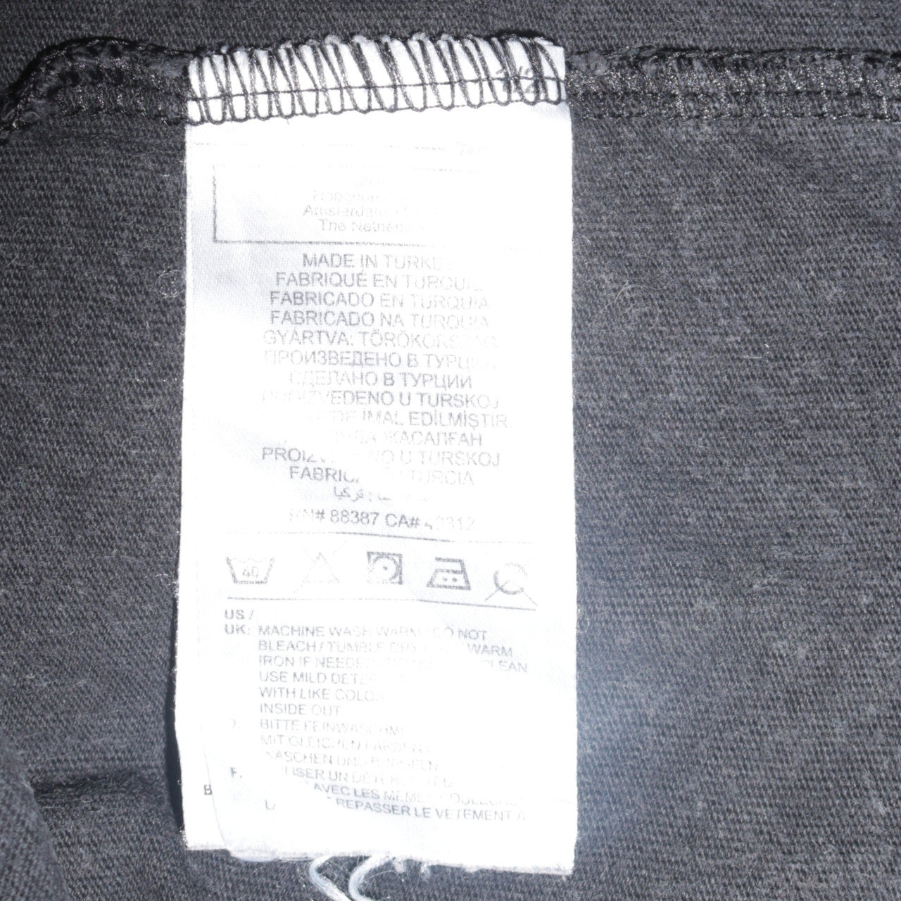 Adidas Men's Black Small Trefoil Logo Sports T-Shirt