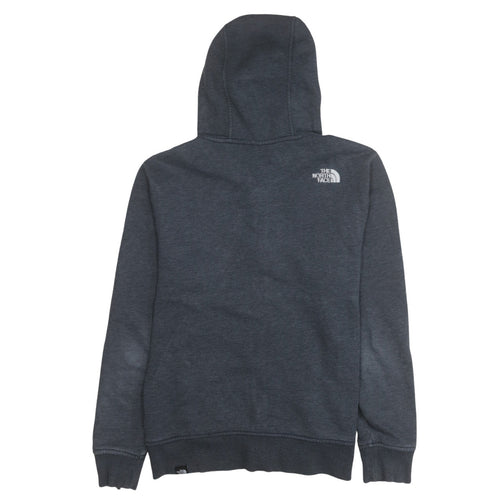 The North Face Men's Grey Full Zip Hoodie Size M Outdoor Logo