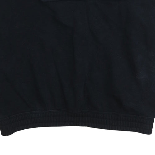 Champion Men's Black XL Pullover Hoodie with Logo Embroidery
