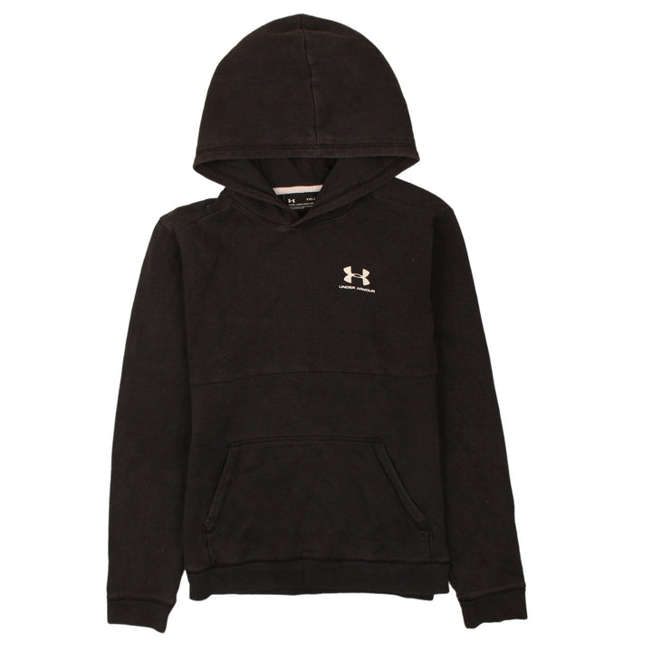 Under Armour Boys Black YXL Pullover Hoodie ColdGear Loose Fit