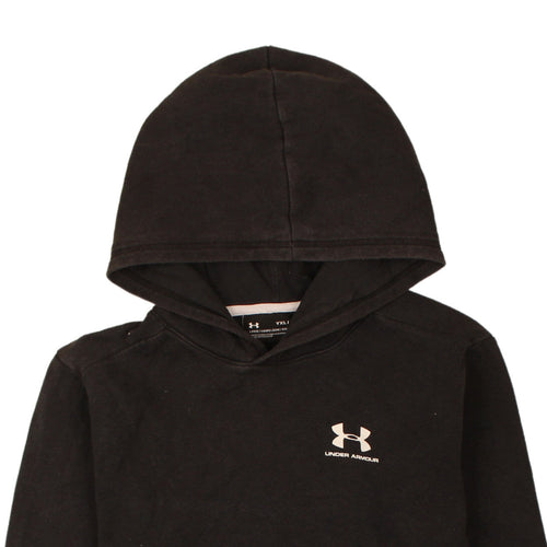 Under Armour Boys Black YXL Pullover Hoodie ColdGear Loose Fit