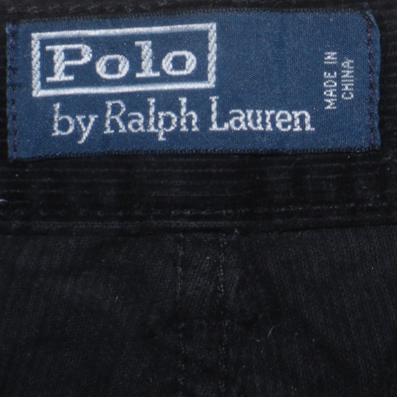 Polo Ralph Lauren Men’s Black Corduroy Chino Trousers 34/34