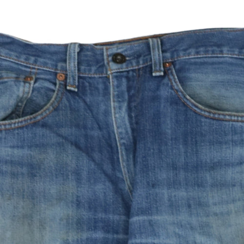Levi's 502 Men's Blue 32x32 Straight Leg Vintage Denim Jeans