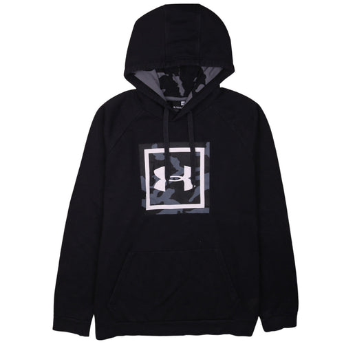 Under Armour Men's Black XL Pullover Hoodie with Logo