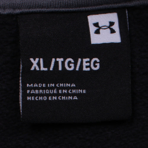 Under Armour Men's Black XL Pullover Hoodie with Logo