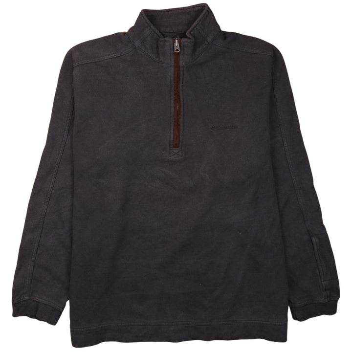 Columbia Men's Black XL Fleece 1/4 Zip Pullover Sweatshirt