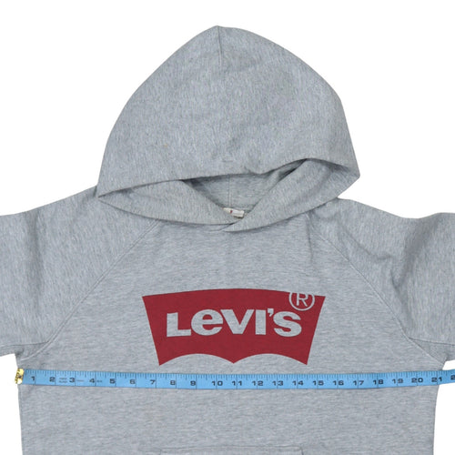 Levi's Grey Logo Pullover Hoodie Teens M Regular Fit
