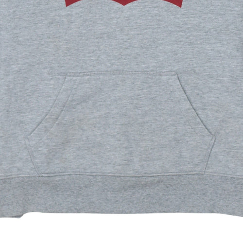 Levi's Grey Logo Pullover Hoodie Teens M Regular Fit