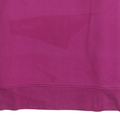 Tommy Hilfiger Women's Pink Crew Neck Sweatshirt Size S Cotton Logo