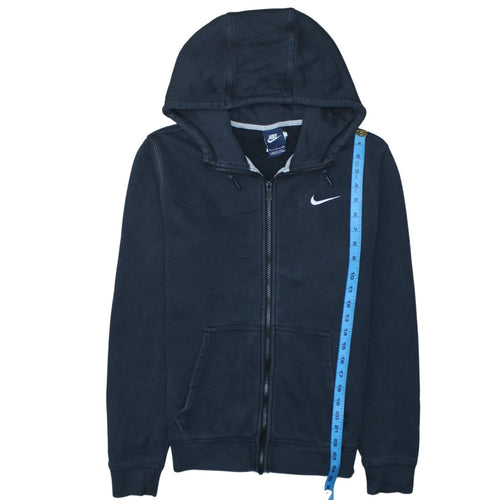 Nike Men's Black Full Zip Fleece Hoodie Size S Regular Fit