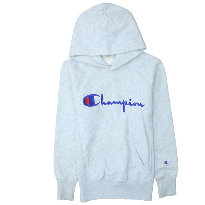 Champion Men’s Grey Small Reverse Weave Pullover Hoodie