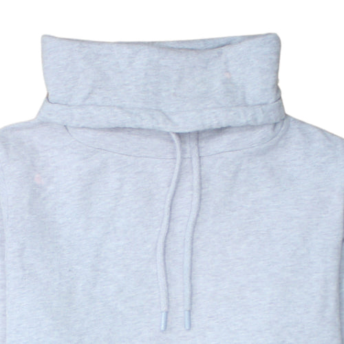 The North Face Women’s Light Grey Pullover Hoodie Size L Cotton Blend