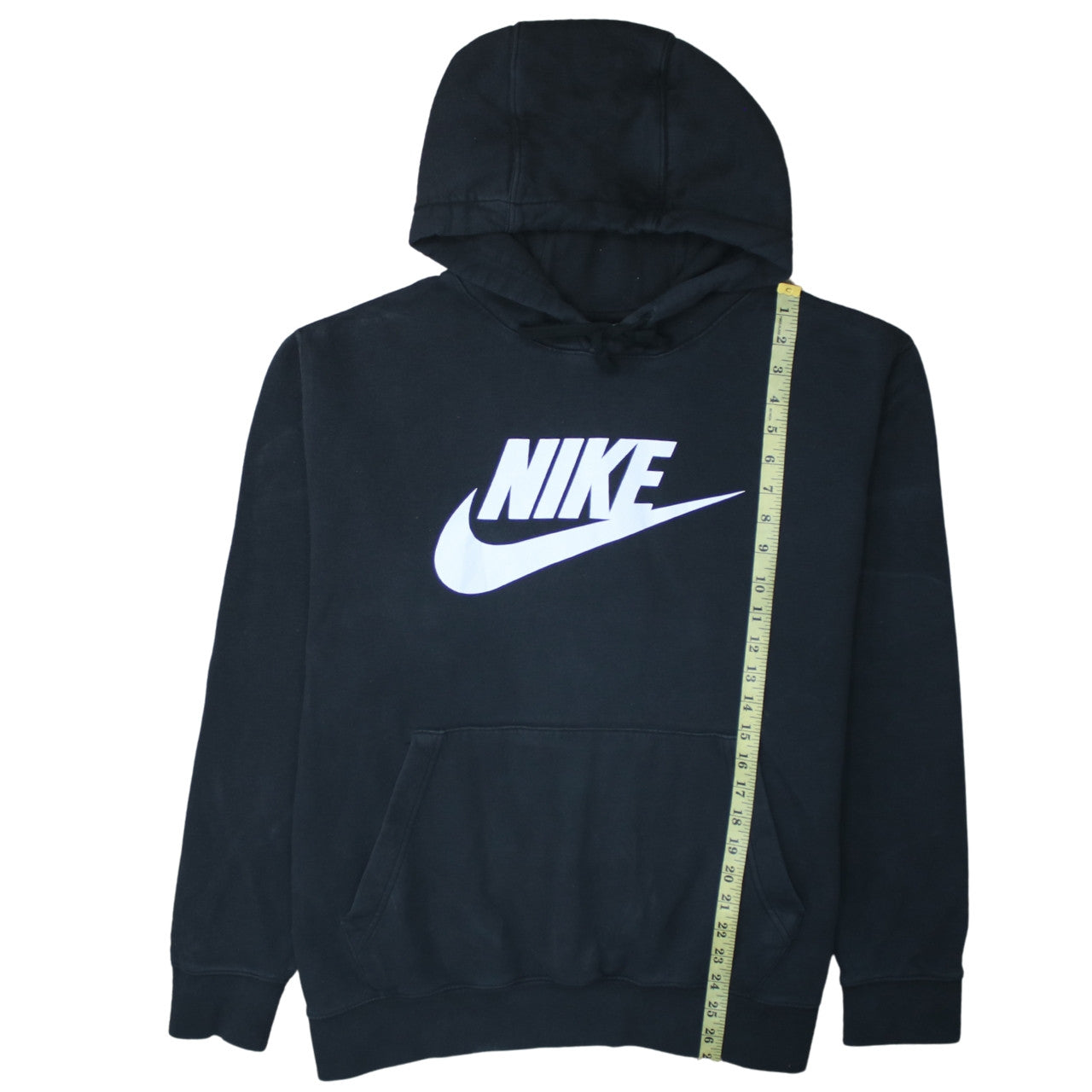 Nike Women's Black XL Pullover Hoodie with Logo Print