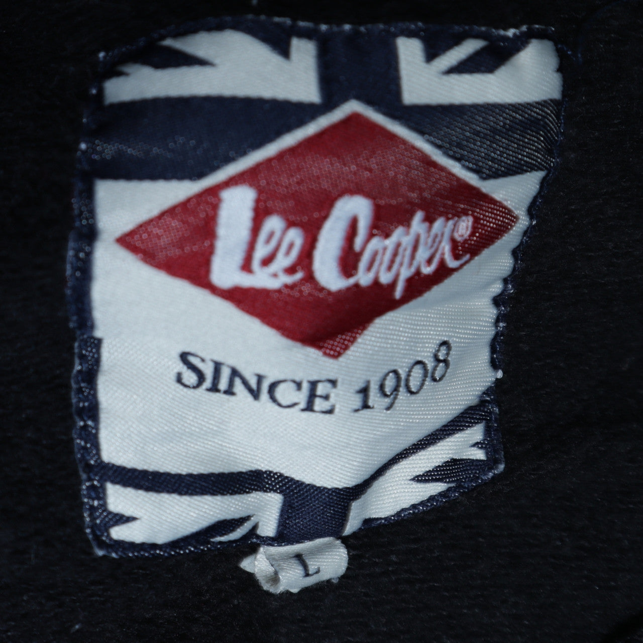 Lee Cooper Men's Black Pullover Hoodie L London Graphic Print